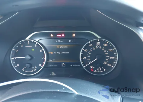 2016 Nissan Murano Sv z USA, uszkodzony, nr VIN 5N1AZ2MG8GN155689